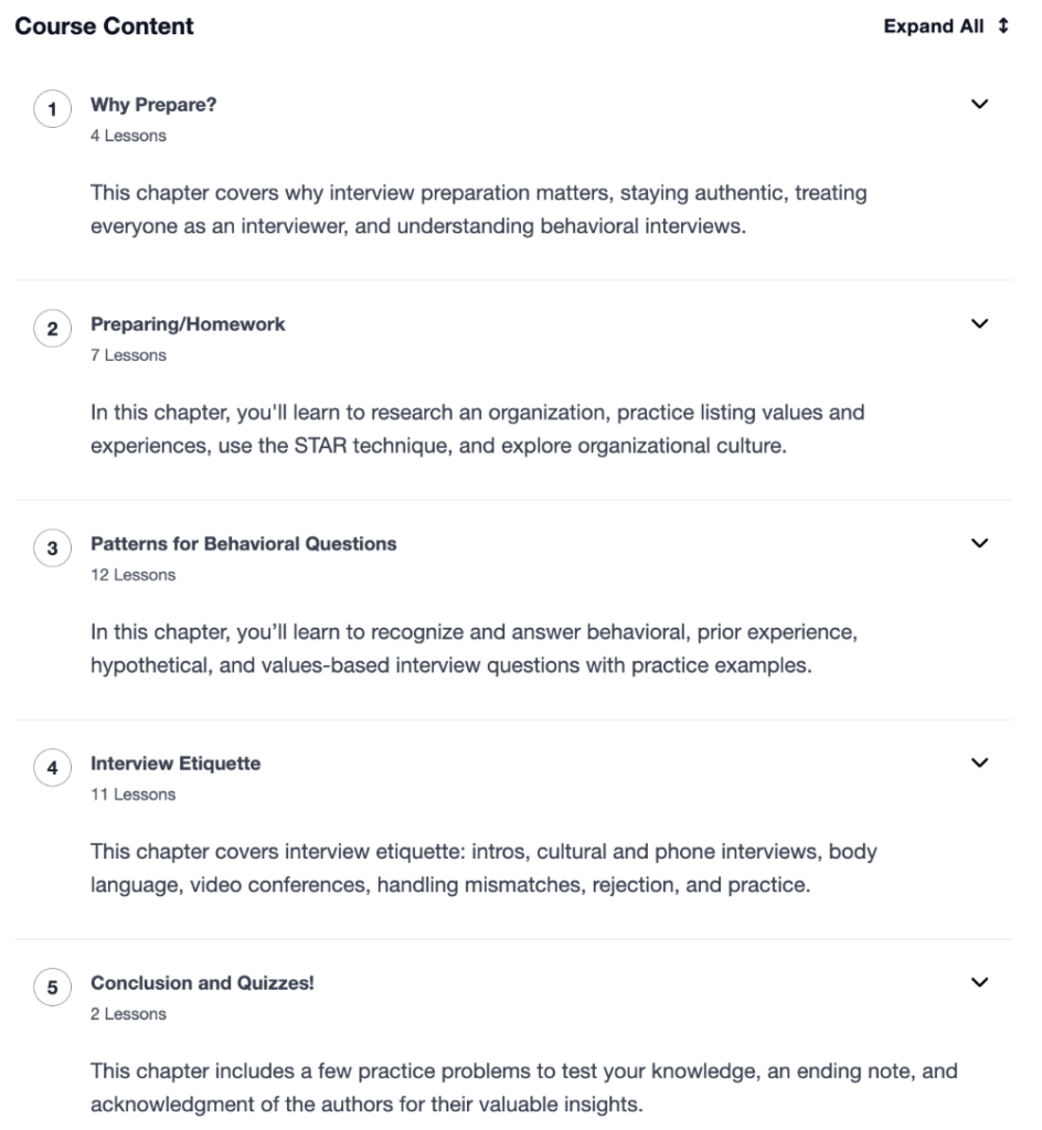 Grokking the Behavioral Interview